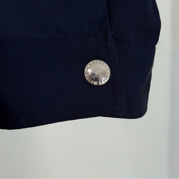 Vtg RALPH LAUREN Navy Blue Short Fireman Clasp Hook Nautical Nylon Jacket Sz 3x - Picture 4 of 13